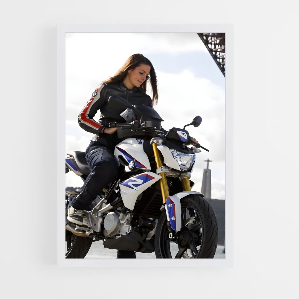 Poster Moto et Liberté – affiche BMW Motorrad (vue 3)